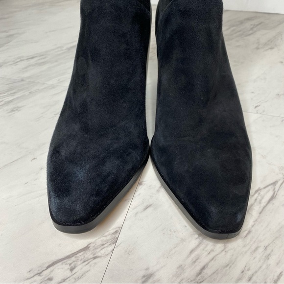 27 Edit Berkley Black Suede Bootie 10M - Picture 8 of 12